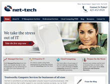 Tablet Screenshot of net-tech.com